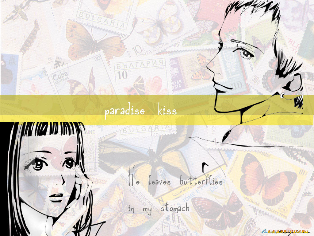 feeling, of, butterflies, , paradise, kiss